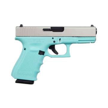 Glock 19 Gen 4 9mm Pistol Robins Egg Blue – ACG-00827