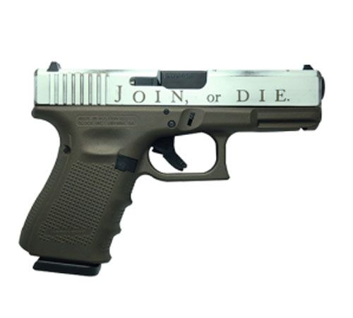 Glock 19 Gen 4 "Join Or Die" 9mm Pistol Two Tone - PG1950203JOINORDIE | Buy Glock 19 Gen 4 "Join Or Die" 9mm Pistol Two Tone - PG1950203JOINORDIE