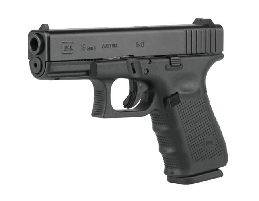 Glock 19 Gen 4 US 9mm Pistol Black - G19415US | Buy Glock 19 Gen 4 US 9mm Pistol Black - G19415US