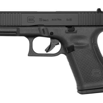 Glock 19 Gen 5 FS 10 Round 9mm Pistol Black – PA195S201