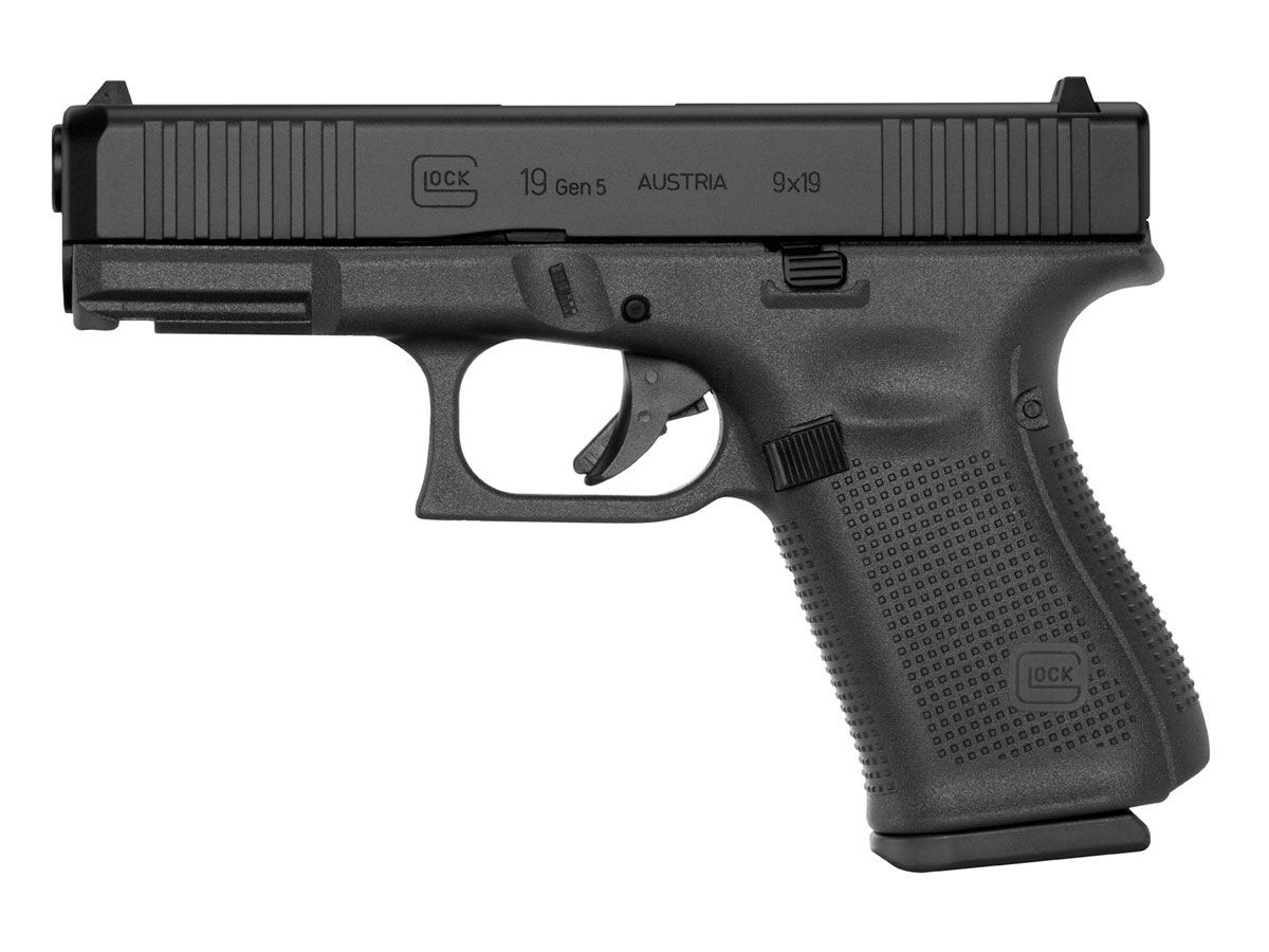 Glock 19 Gen 5 FS 10 Round 9mm Pistol Black - PA195S201 | Buy Glock 19 Gen 5 FS 10 Round 9mm Pistol Black - PA195S201