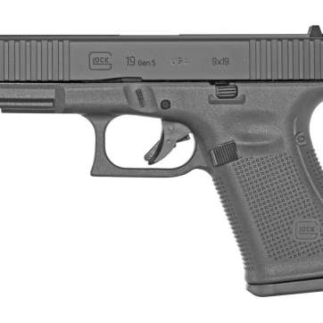 Glock 19 Gen 5 FS 9mm Pistol Black – UA195S203