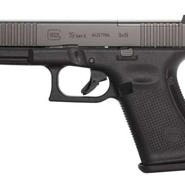Glock 19 Gen 5 MOS FS 10 Round 9mm Pistol Black – PA195S201MOS