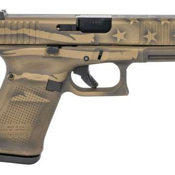 Glock 23 Gen 5 .40 S&W Pistol Battleworn Bronze Cerakote – UA235S204-BBBWFLAG