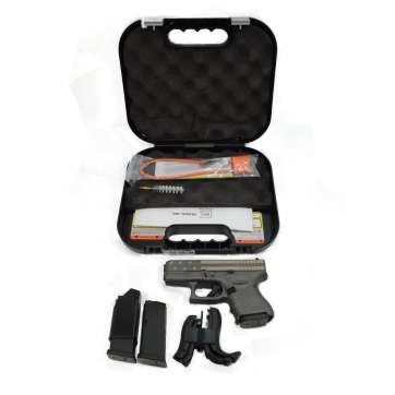 Glock 26 Gen4 9mm Pistol, Grey American Flag Cerakote – PG2650201GRYFLG