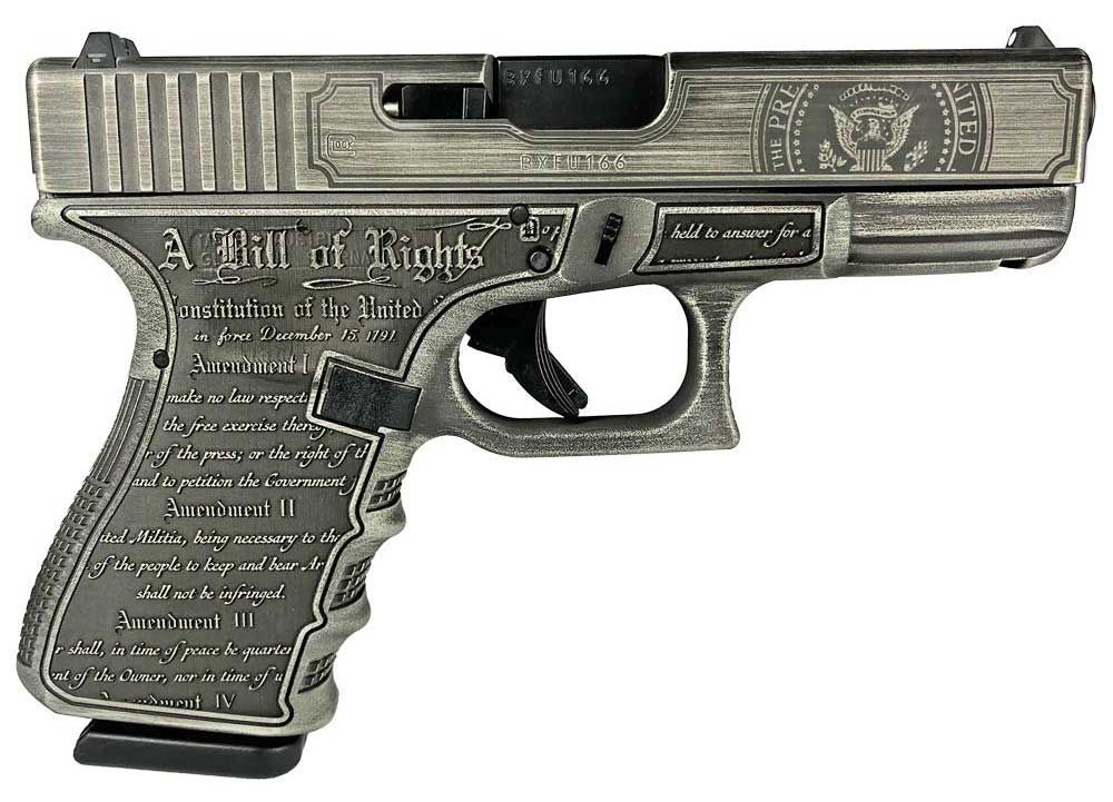 Glock G19 Gen3 9mm Pistol Trump 2024 4" 15rd - PI19502T24 | Buy Glock G19 Gen3 9mm Pistol Trump 2024 4" 15rd - PI19502T24