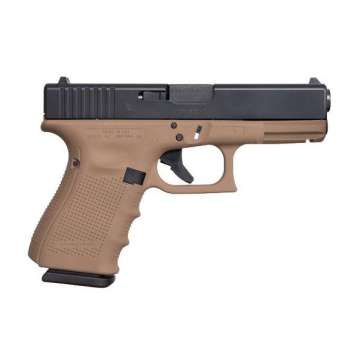 Glock G19 Gen4 Compact 9x19mm Pistol Faded Dark Earth – ACG-00839