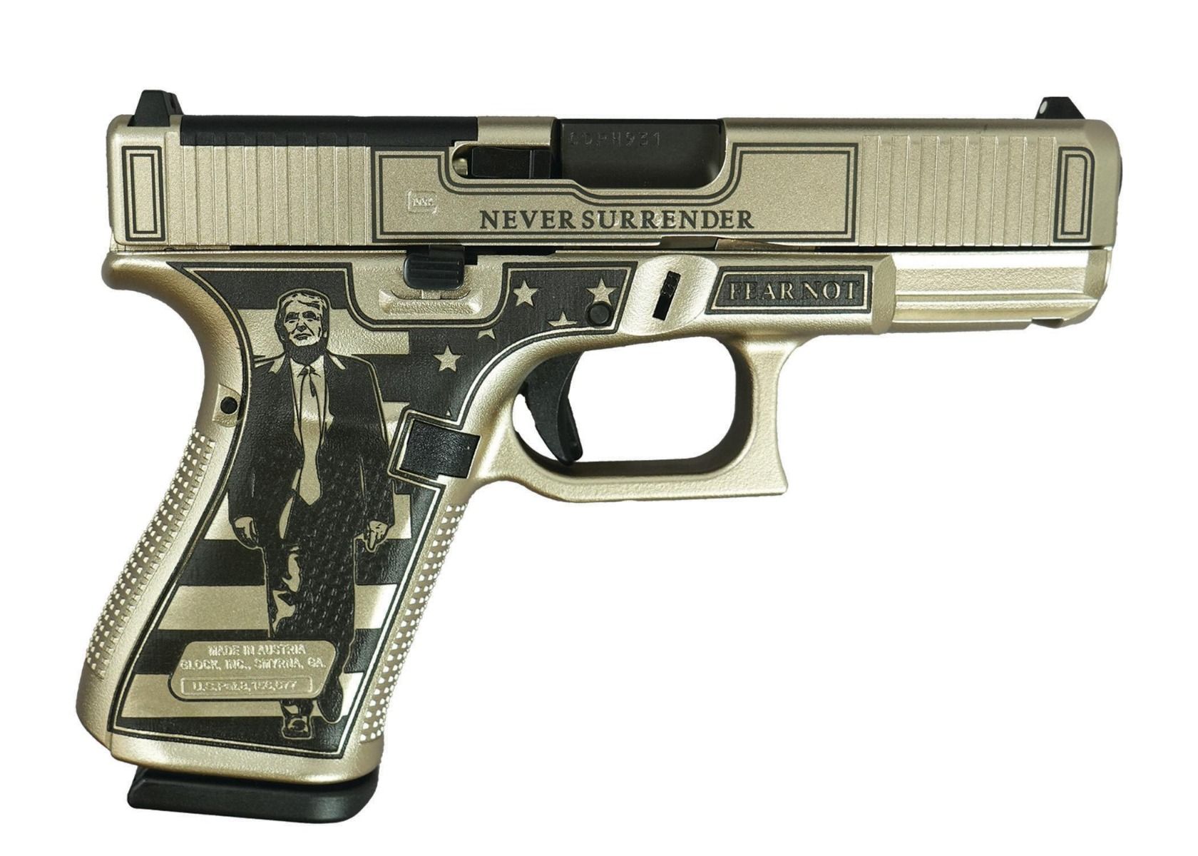 Glock G19 Gen 5 9mm 4.02" Trump Fight 15rd Pistol - PA195S203MOSTF | Buy Glock G19 Gen 5 9mm 4.02" Trump Fight 15rd Pistol - PA195S203MOSTF