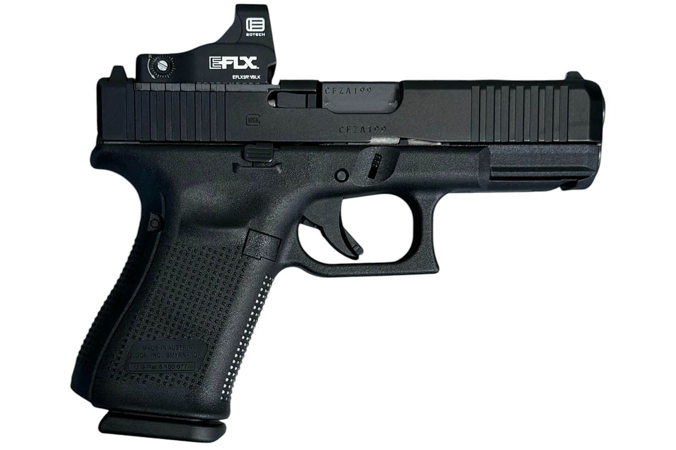 Glock G19 Gen5 MOS EoTech 4.02" 9mm 15rd Pistol w/ EoTech 3MOA Mini Reflex Sight - PA195E203MOS | Buy Glock G19 Gen5 MOS EoTech 4.02" 9mm 15rd Pistol w/ EoTech 3MOA Mini Reflex Sight - PA195E203MOS